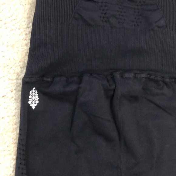 Free People Good Karma High Neck Onesie In Solid Black. NWOT! Sz XS/S - Picture 9 of 10